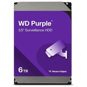 WD Purple Surveillance Hard Drive - 6 TB, 256 MB - WD64PURZ