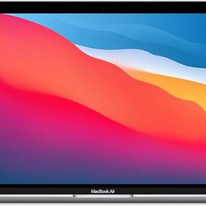 2020 Apple MacBook Air Laptop: Apple M1 Chip, 13” Retina Display, 8GB RAM, 256GB SSD Storage, Backlit Keyboard, FaceTime HD Camera, Touch ID. Works with iPhone/iPad; Silver