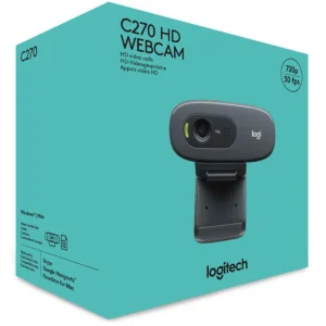 Logitech C270 Webcam With Noise Reducing Microphone