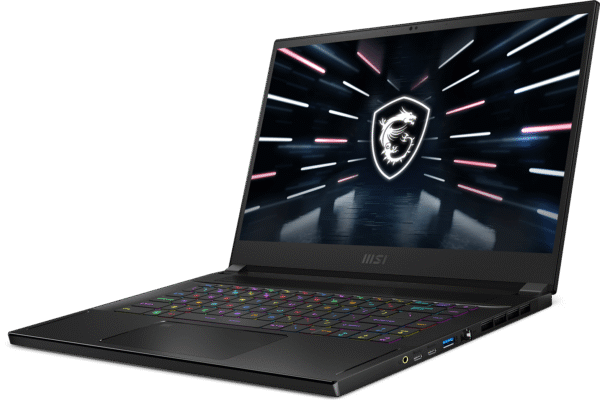 left side view MSI STEALTH GS66 11th Gen (11800H) i7 32gb 1TB SSD RTX 3070 A